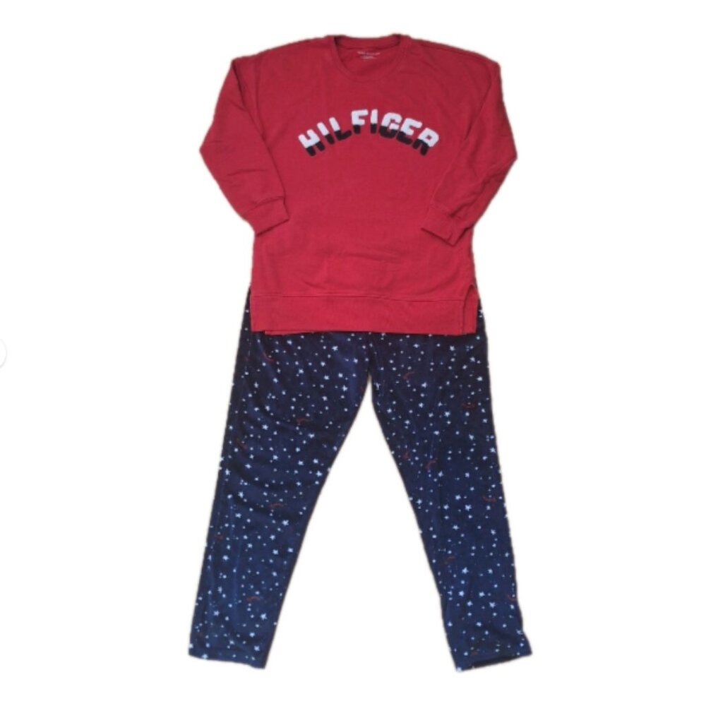 TOMMY HILFIGER 2 PIECE PAJAMA SET SIZE SMALL